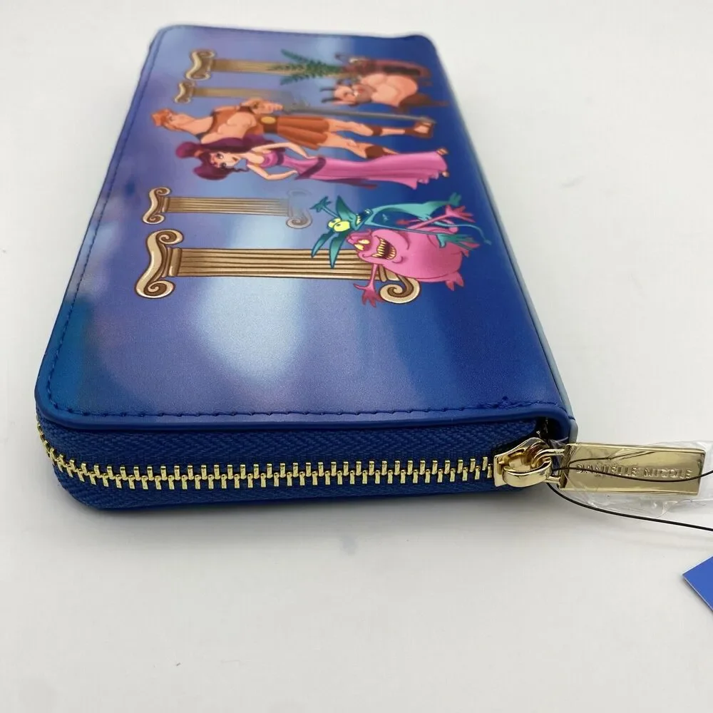 Disney Danielle Nicole Disney Hercules & Megara Cast Zip Around Clutch Wallet